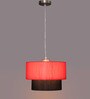 Red Fabric Single Hanging Light