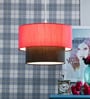 Red Fabric Single Hanging Light