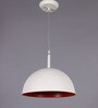 White Metal Single Hanging Light