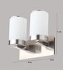 Silver Metal Wall Mounted Uplight Sconce (Silver)