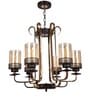 Learc Designer Lighting Wrought Iron Rustic Finish Chandelier Ch461