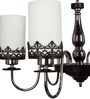 Learc Designer Lighting Wrought Iron Rustic Finish Chandelier Ch462-6