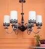 Learc Designer Lighting Wrought Iron Rustic Finish Chandelier Ch462-6