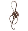 LEARC Metal LED Novelty Wall Light (Brown)