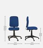 Learn Fabric Guest Chair In Royal Blue Colour
