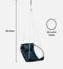 Leather Leather Swing in Blue Colour