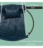 Leather Leather Swing in Blue Colour