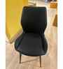 Leatherette Dining Chair in Blue Colour