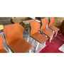Leatherette Dining Chair in Dual Tone Colour