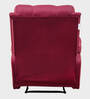 Leatherette Electric Recliner In Puff Maroon Colour