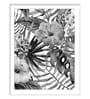 Leaves White Paper Framed Floral Art Print Set of 3