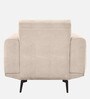 Lebanon Chenille Fabric 1 Seater Sofa In Cream Colour
