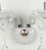 Messina Crystal Candle Wall Light (White)