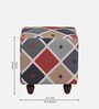 Lechlade Sheesham Wood Seating Stool In Warm Chestnut Finish