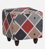 Lechlade Sheesham Wood Seating Stool In Warm Chestnut Finish