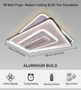 LED Chandelier Ceiling Fan with Hidden Fan