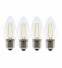 3W E27 Warm White LED Filament Bulbs (Set of 4)