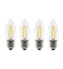 Mimero 6 Watts E27 Holder Filament Bulb (Set of 4)