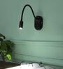 Led powder coated black finish 3 watt LED Bedside Wall Light (Natural White) with Switch