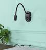Led powder coated black finish 3 watt LED Bedside Wall Light (Natural White) with Switch