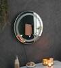 LED Round 21 x 21 Inch Wall Mirror in White Colour