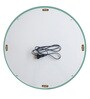 Silver Glass Graphic LED Mirror