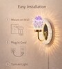 Golden And Purple LED Novelty Wall Light LED03 Set of 1