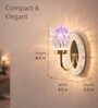Golden And Purple LED Novelty Wall Light LED03 Set of 1