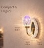 Golden And Purple LED Novelty Wall Light LED03 Set of 2