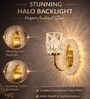 Golden LED Novelty Wall Light LED04 Set of 2
