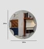 Silver Glass Lineart LED Mirror