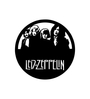 Led Zeppelin Black Mild Steel Wall Art