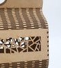 Laser Cut Design Brown Hand Bag Shaped MDF Desk Organizers