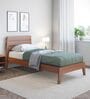 By Durian Pure Leed Solid Wood Single Bed In Brown Colour