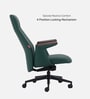 Legacy Leatherette High Back  Green Colour Office Chair In Matte Finish