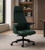 Legacy Leatherette High Back  Green Colour Office Chair In Matte Finish