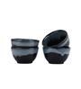 Leher 10 Pcs Blue Ceramic Dinnerware Set