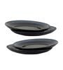 Leher 10 Pcs Blue Ceramic Dinnerware Set