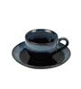 Leher 100ml Blue (Set of 12) Ceramic Tea Cup & Saucer Set