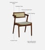 Lehesten Acacia Wood 6 Seater Dining Set with Bench In Natural Finish