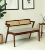Lehesten Acacia Wood Bench In Natural Finish