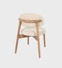 Leila Marble-Top Wooden 4 Seater Dining Table Set In Mango Wood Finish