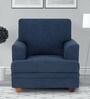 Leipzig 1 Seater Sofa in Blue Colour