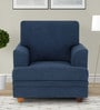 Leipzig 1 Seater Sofa in Blue Colour