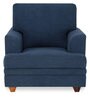 Leipzig 1 Seater Sofa in Blue Colour