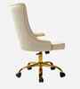 Leisel Velvet Fabric Executive Chair In Beige Colour