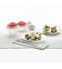 Ovo Square & Cylinder Translucent Boiled Egg & Omelet Maker