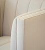 Lem Velvet 1 Seater Sofa in Cream Colour