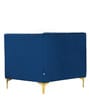 Lem Velvet 1 Seater Sofa in Navy Blue Colour