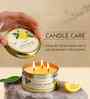 Lemon 3 Wick Scented Candle in Container with Lid